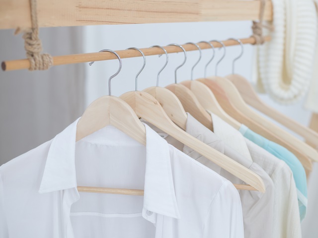 ハンガーのまま収納するイメージ