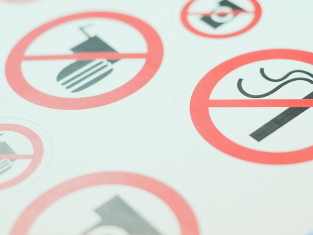 禁止物のイメージ