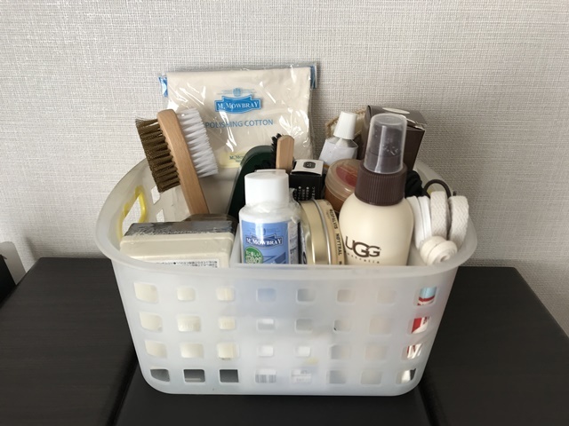 ブーツの手入れをするための道具