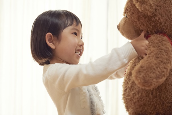 ぬいぐるみを寄付