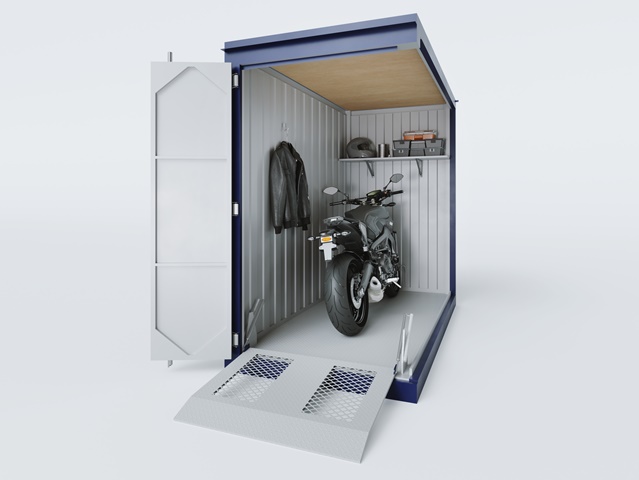 加瀬倉庫のバイクボックス