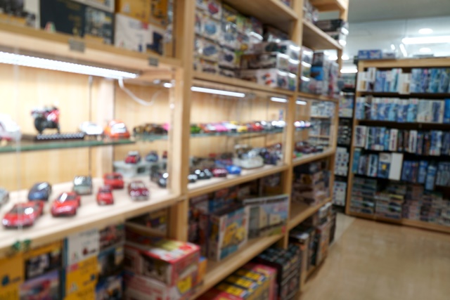 趣味の部屋にコレクションを陳列するイメージ