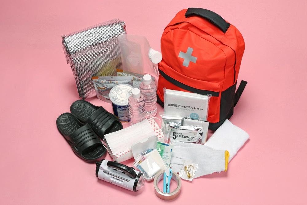 持ち出し用の防災グッズ