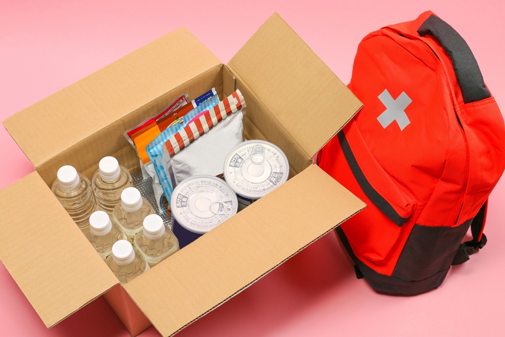 備蓄用防災グッズの収納方法