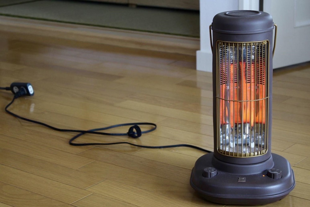 電気ストーブの収納手順