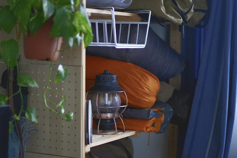 キャンプ道具の収納におすすめの場所