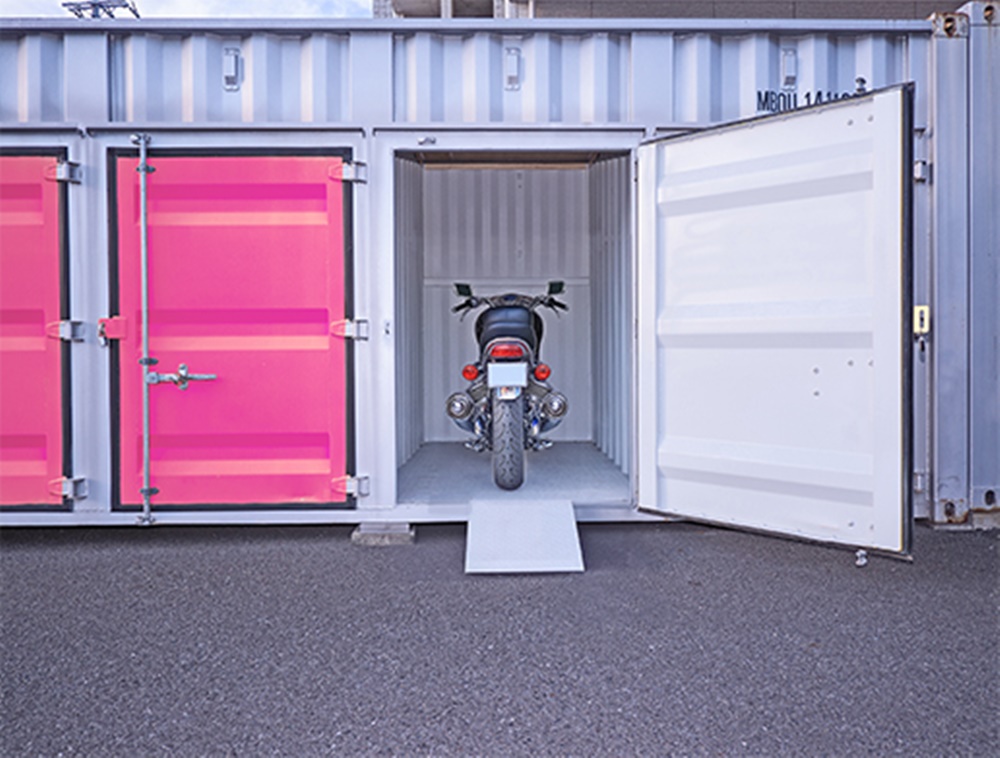 バイクコンテナの収納例