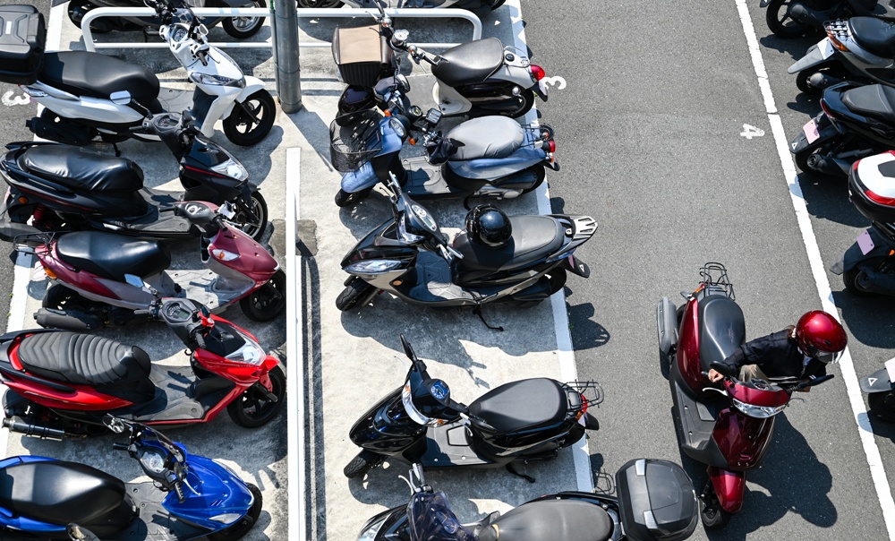 バイク専用の駐車場