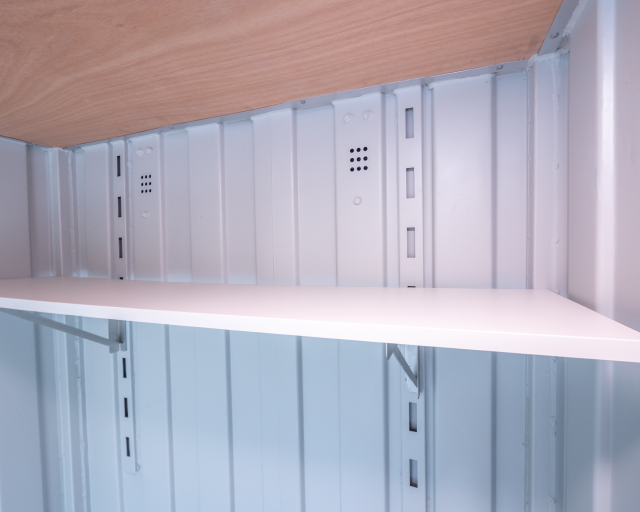 小物収納棚付き