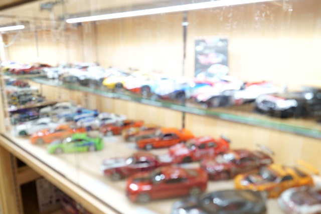 プラモデルのコレクションケースのイメージ